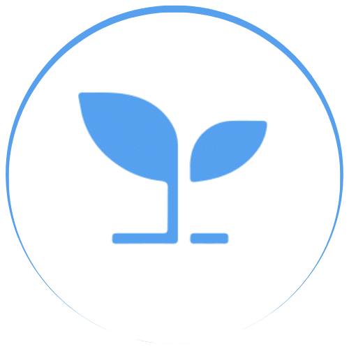 icon of a plant representing increased sustainability